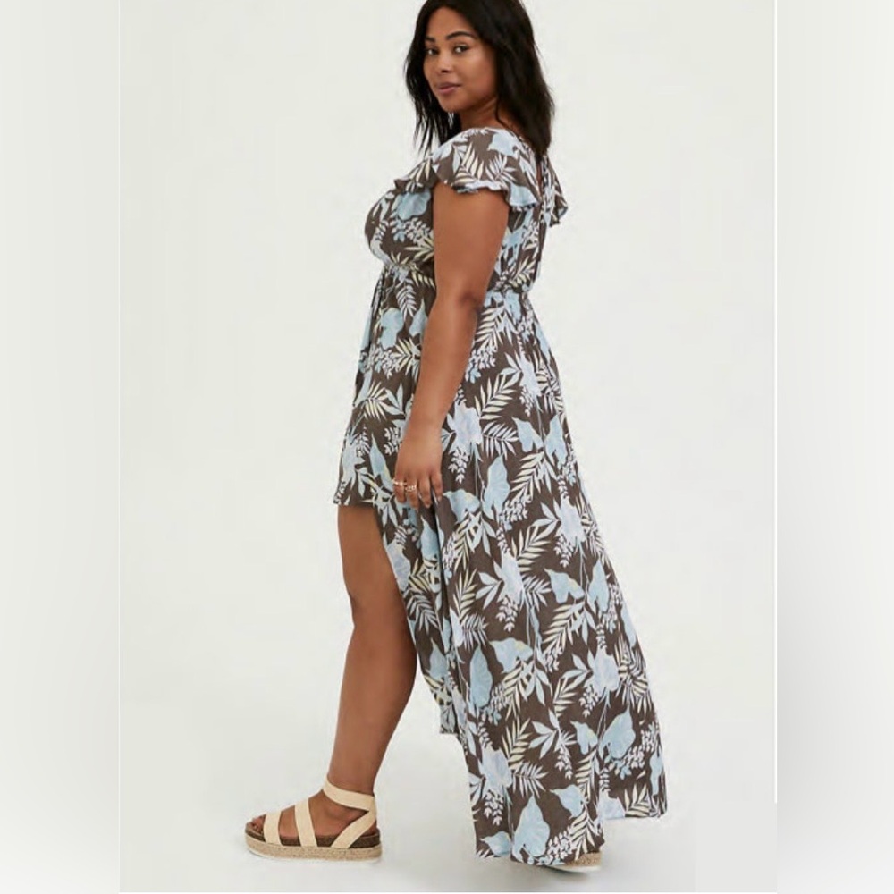Torrid Maxi Gauze Walk-Through Dress